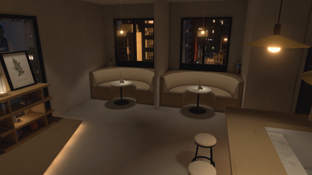 【VRC向けワールド】Bar / Cafe