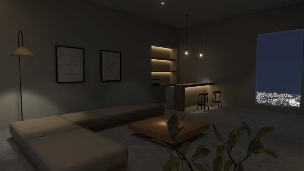 【VRC向けワールド】Bar Hideaway
