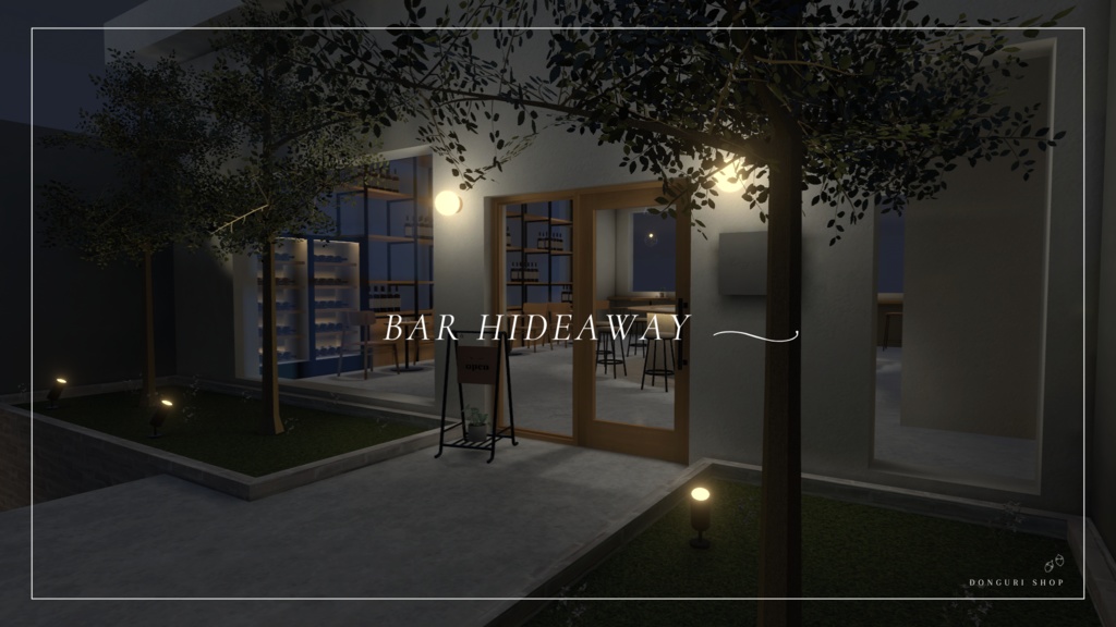 【VRC向けワールド】Bar Hideaway