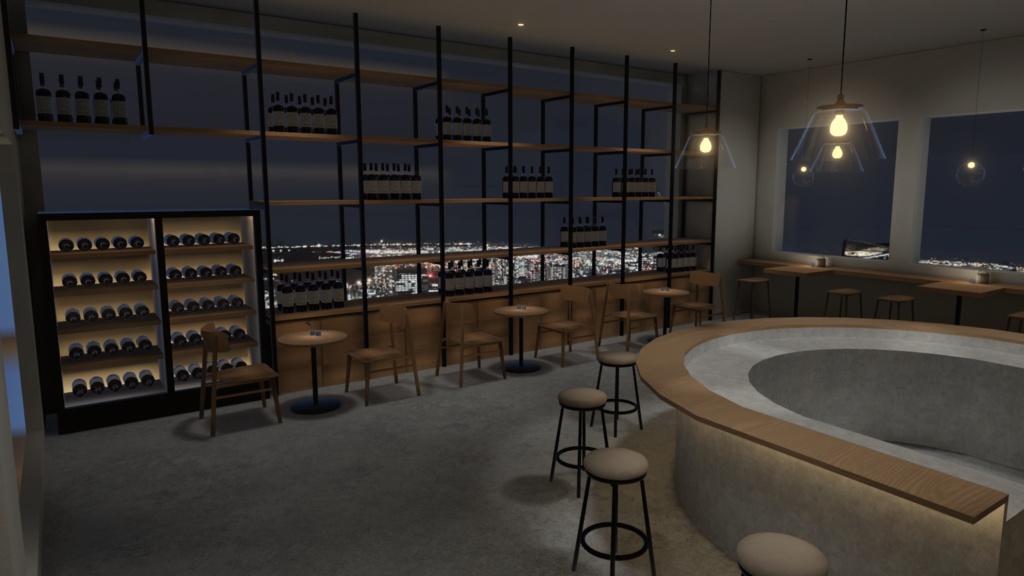 【VRC向けワールド】Bar Hideaway