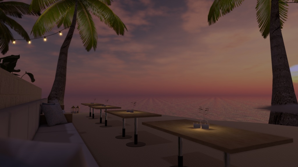 【VRC向けワールド】Poolside Bar