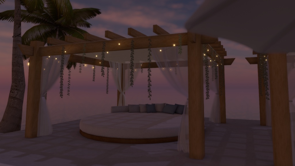 【VRC向けワールド】Poolside Bar