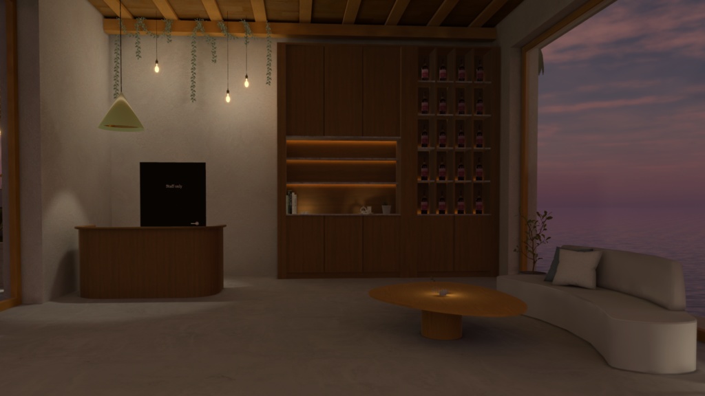 【VRC向けワールド】Poolside Bar