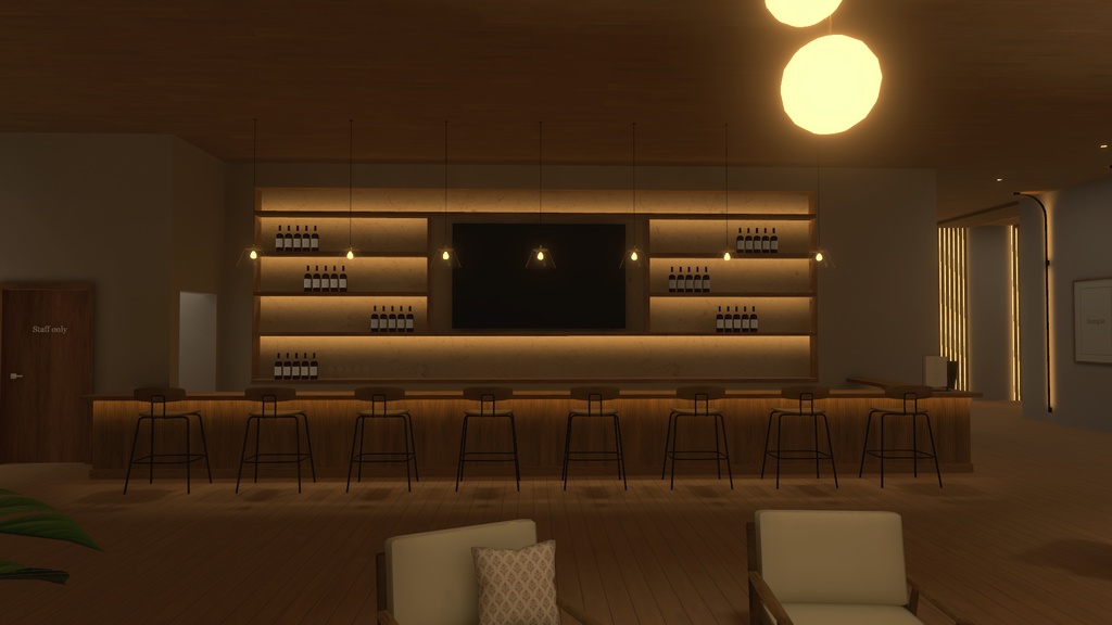 【VRC向けワールド】Woodnest Bar