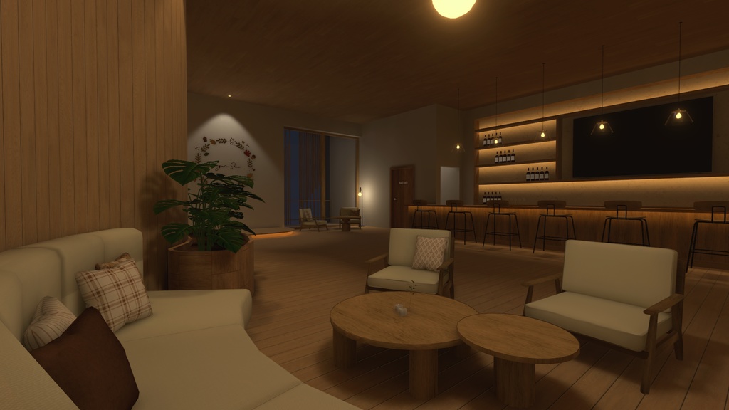 【VRC向けワールド】Woodnest Bar