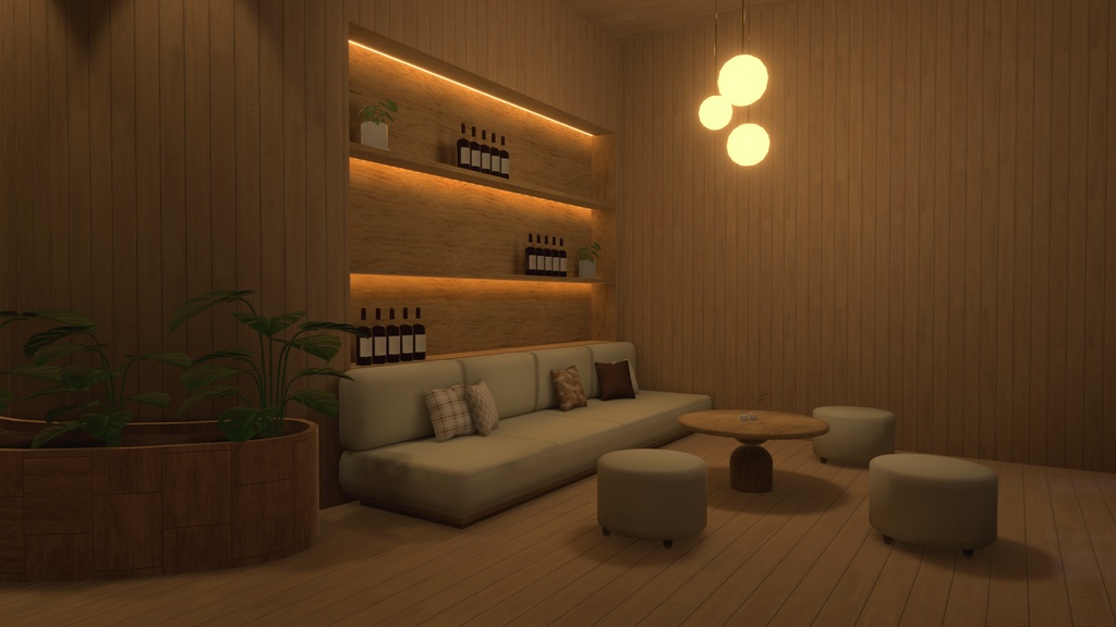 【VRC向けワールド】Woodnest Bar