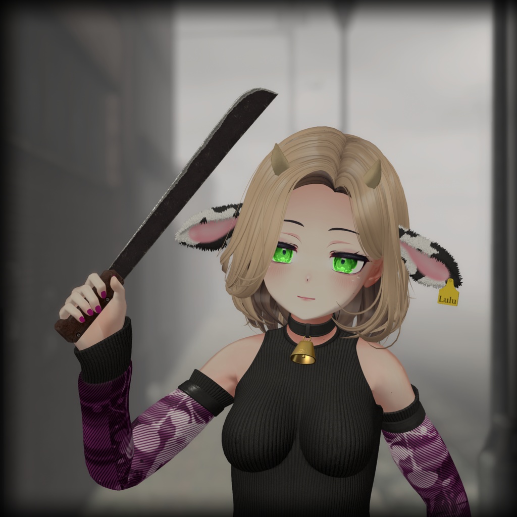Set of 4 Melee Weapons for VRChat 近接武器セット