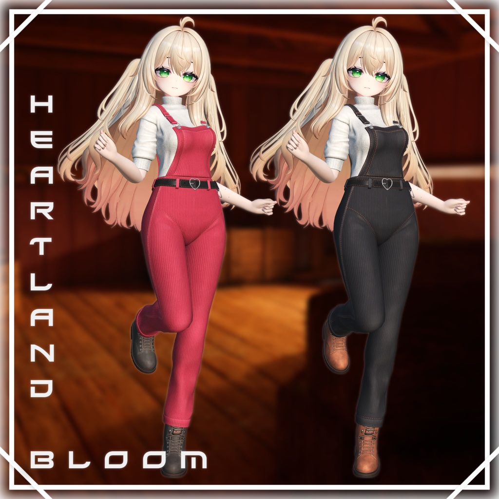 Heartland Bloom Overalls [7アバター対応]