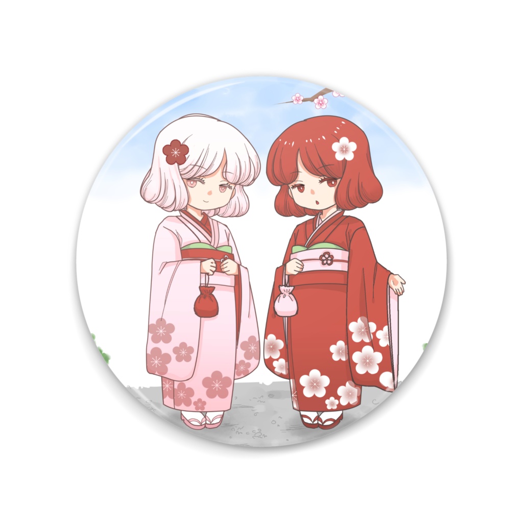紅白梅娘　ミラー缶