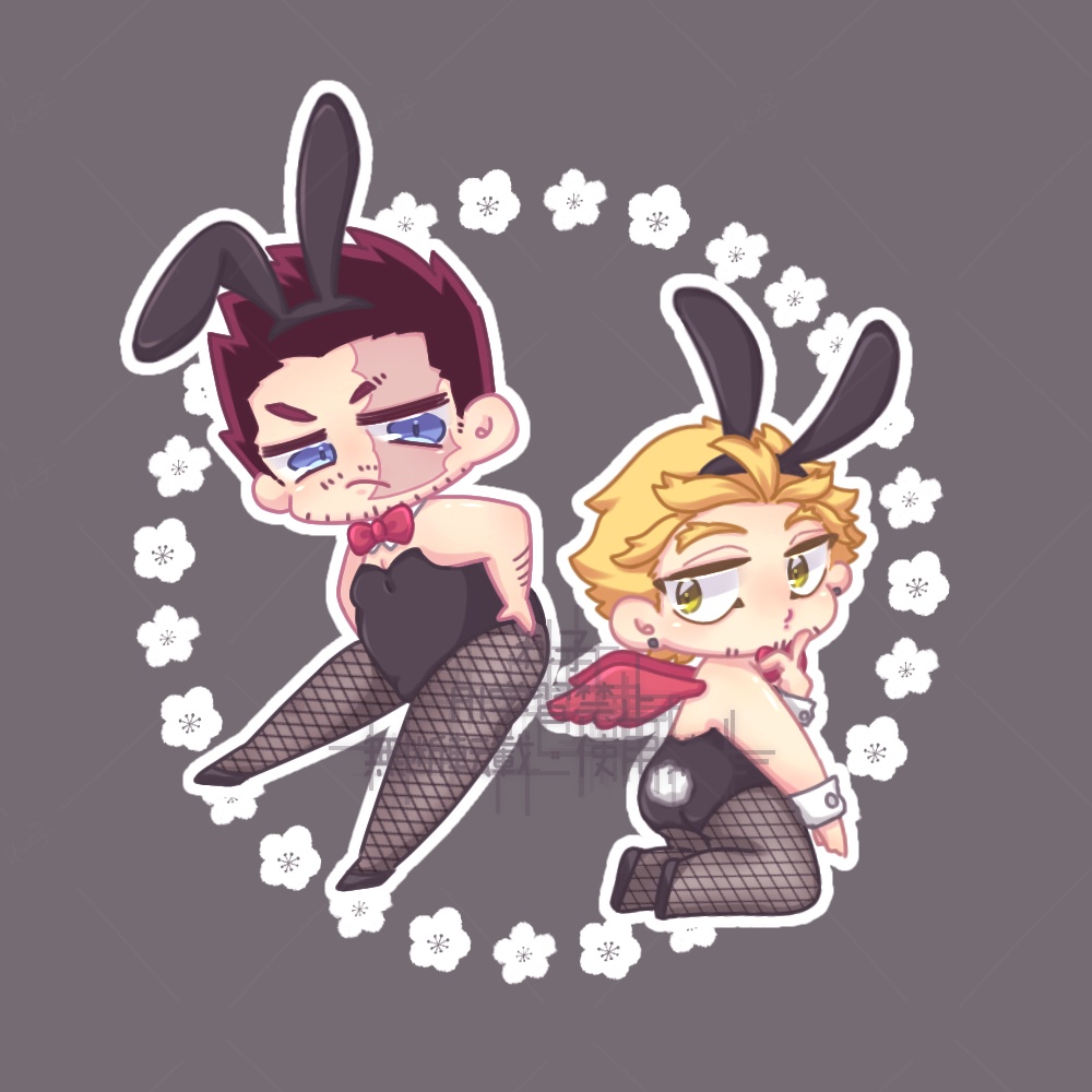 バニホとバニ炎のアクスタ【ホー炎】