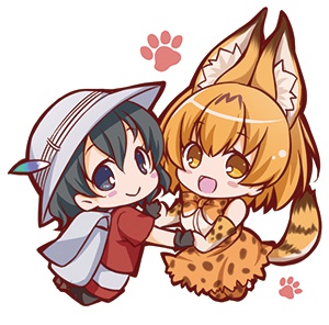 けものフレンズアクリルストラップ