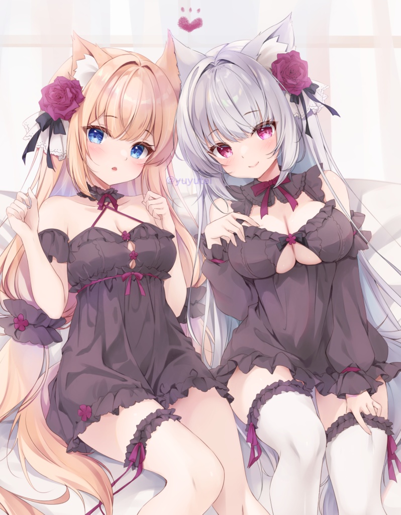 紫音&花音特大もふもふブランケット