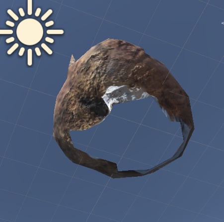 VRChat・HDRP対応 △209 ヤシの実 3Dモデル フォトグラメトリ fbx