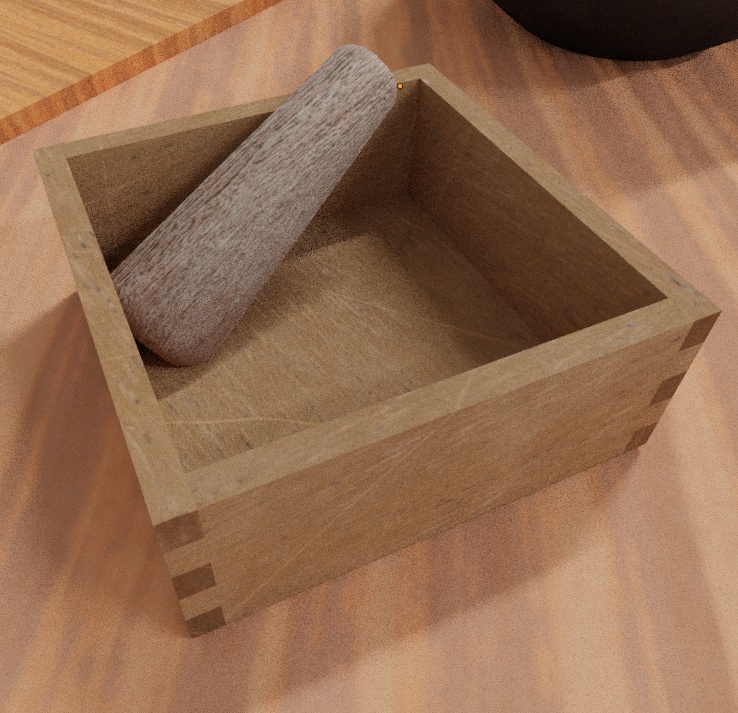 計△2366　和の食卓グッズ6点　3Dモデル　HDRP対応