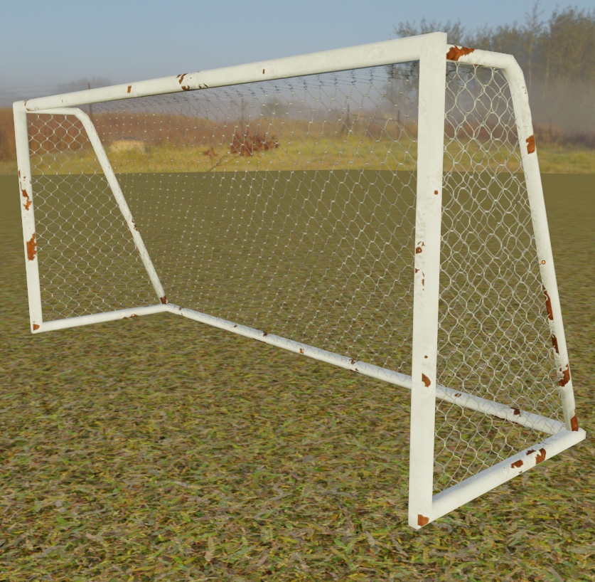 △344　サッカーゴール 3Dモデル ローポリfbx unitypackage