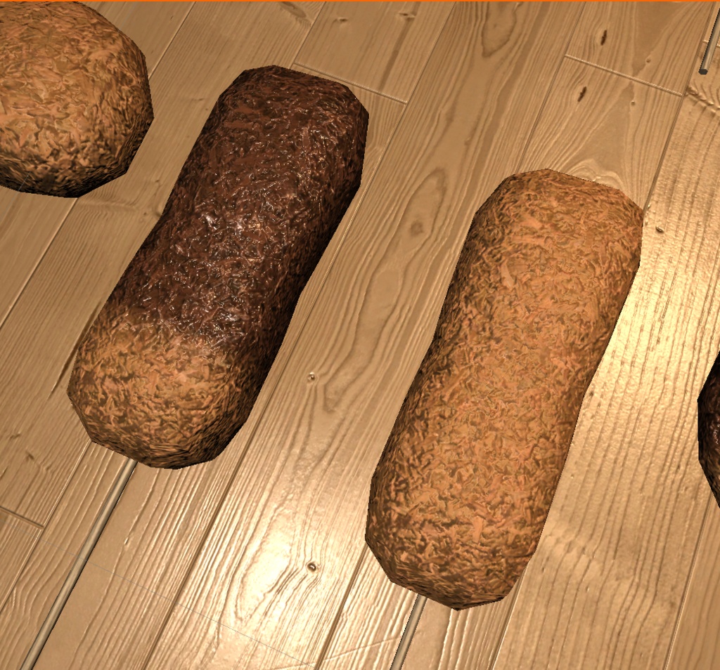 計△3032 串カツ5種10本 3Dモデル fbx, unitypackage