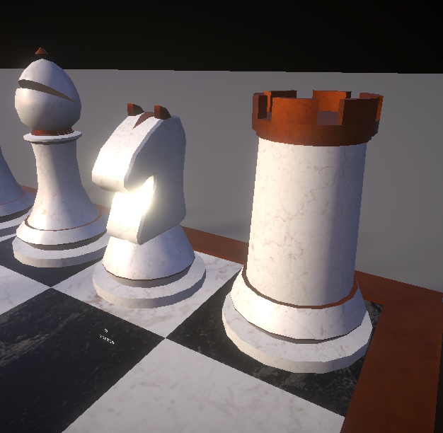 △24834 リアルなチェス駒&チェス盤セット 3Dモデル fbx