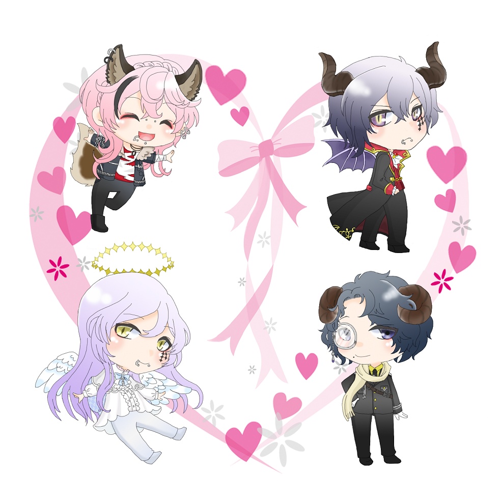 あかい家四兄弟ハートアクキー