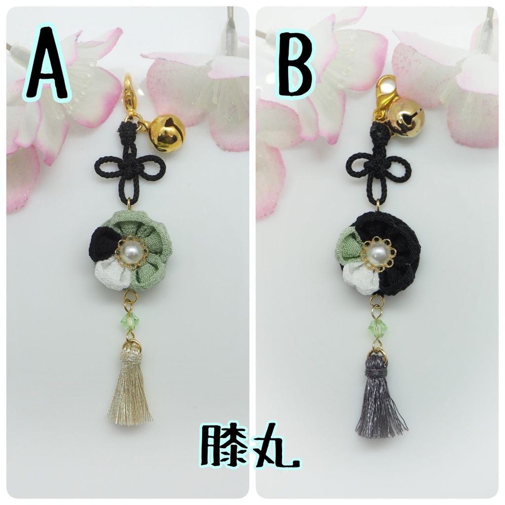 刀剣乱舞 もちマス用 つまみ細工の髪飾り♪