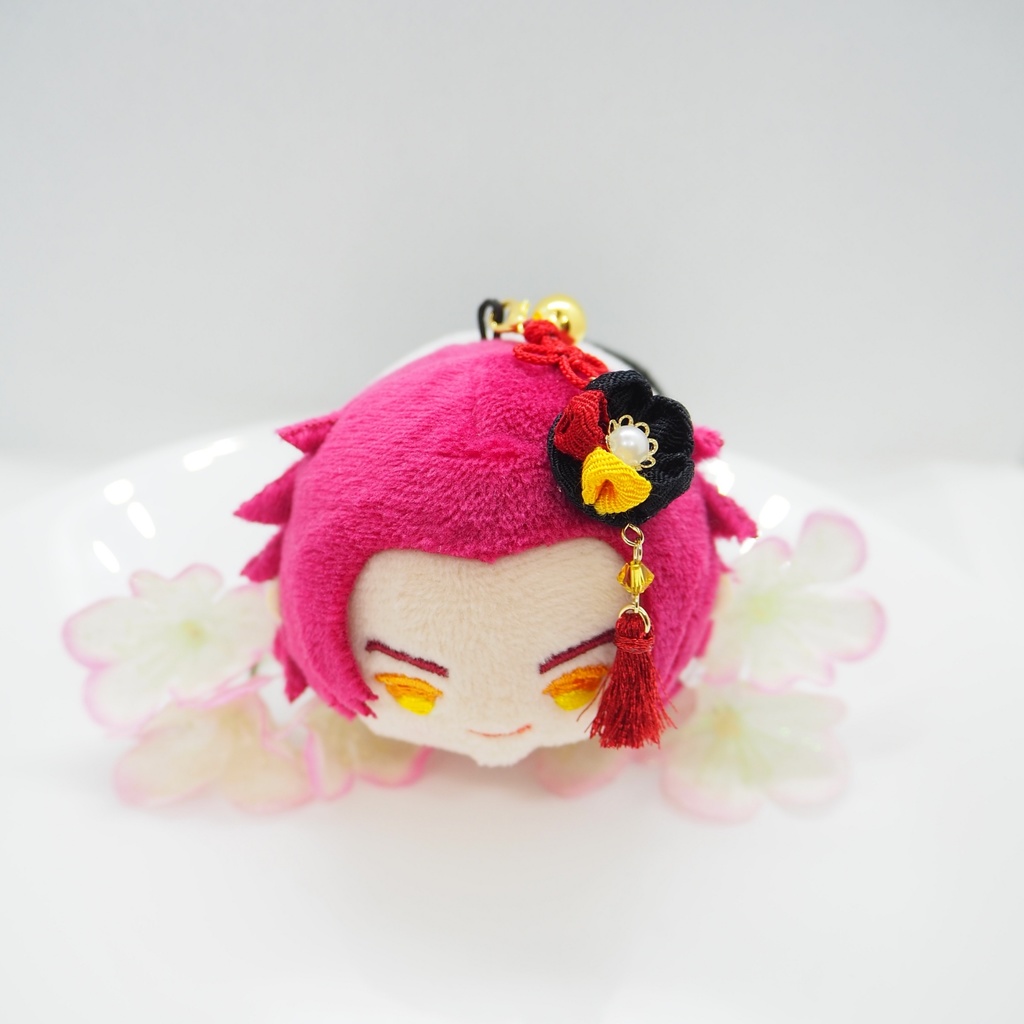 もちマス用 つまみ細工の髪飾り