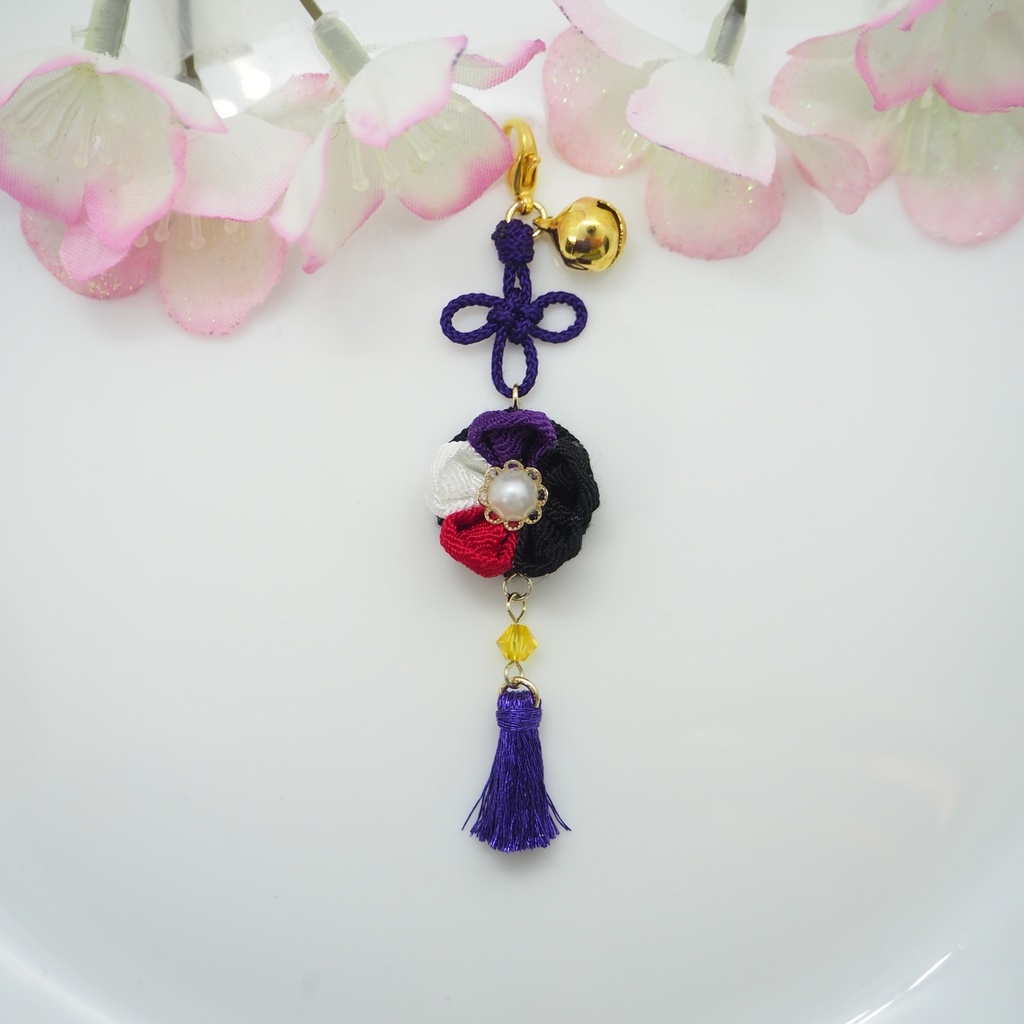 もちマス用 つまみ細工の髪飾り