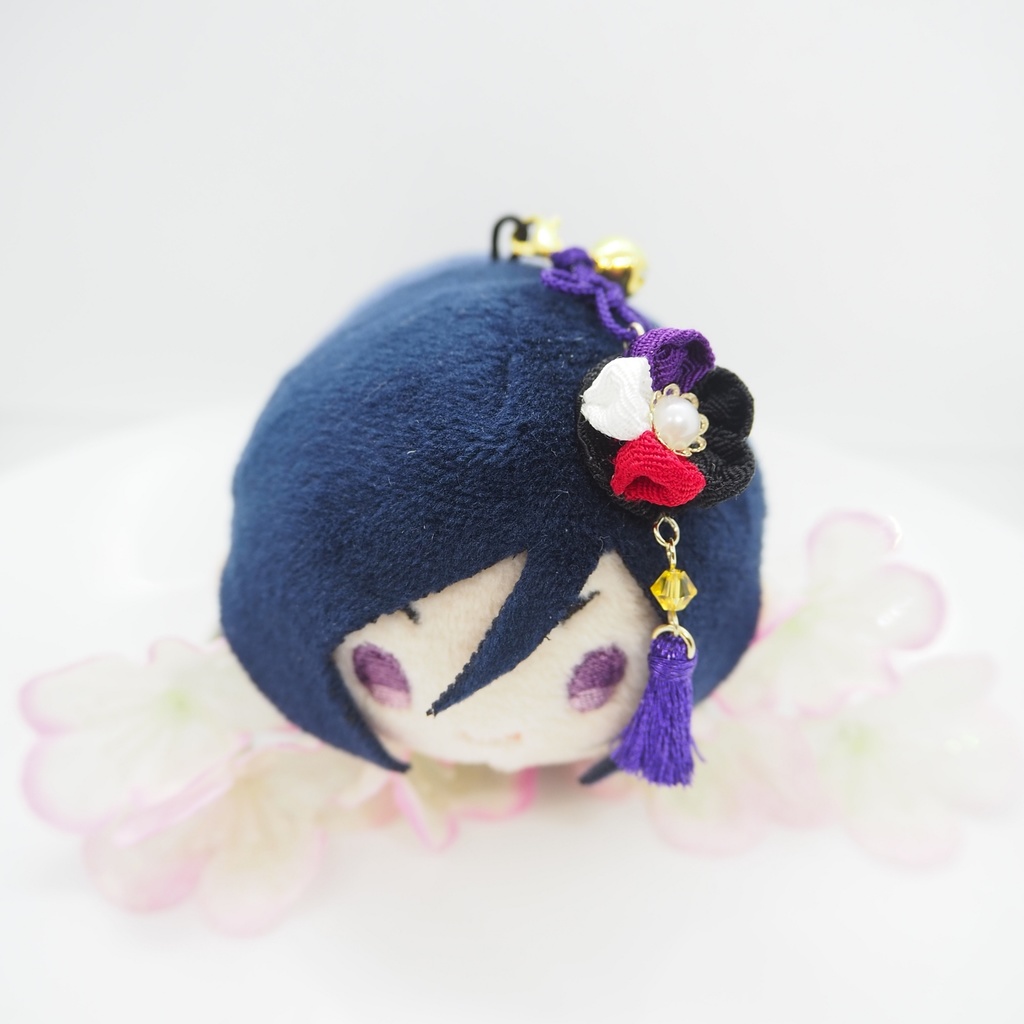 もちマス用 つまみ細工の髪飾り