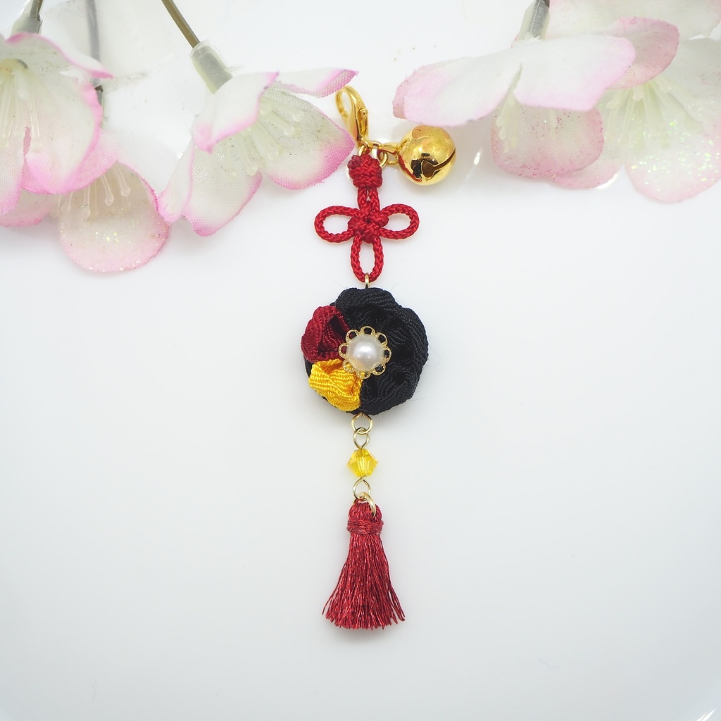 もちマス用 つまみ細工の髪飾り