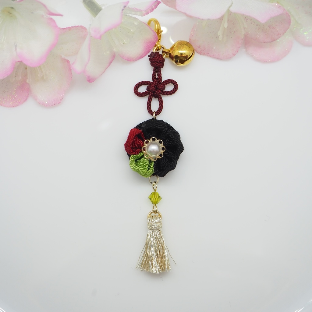 もちマス用 つまみ細工の髪飾り