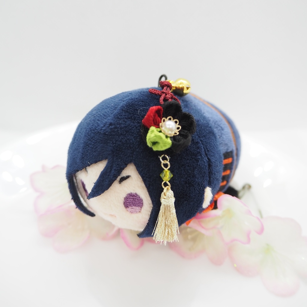 もちマス用 つまみ細工の髪飾り