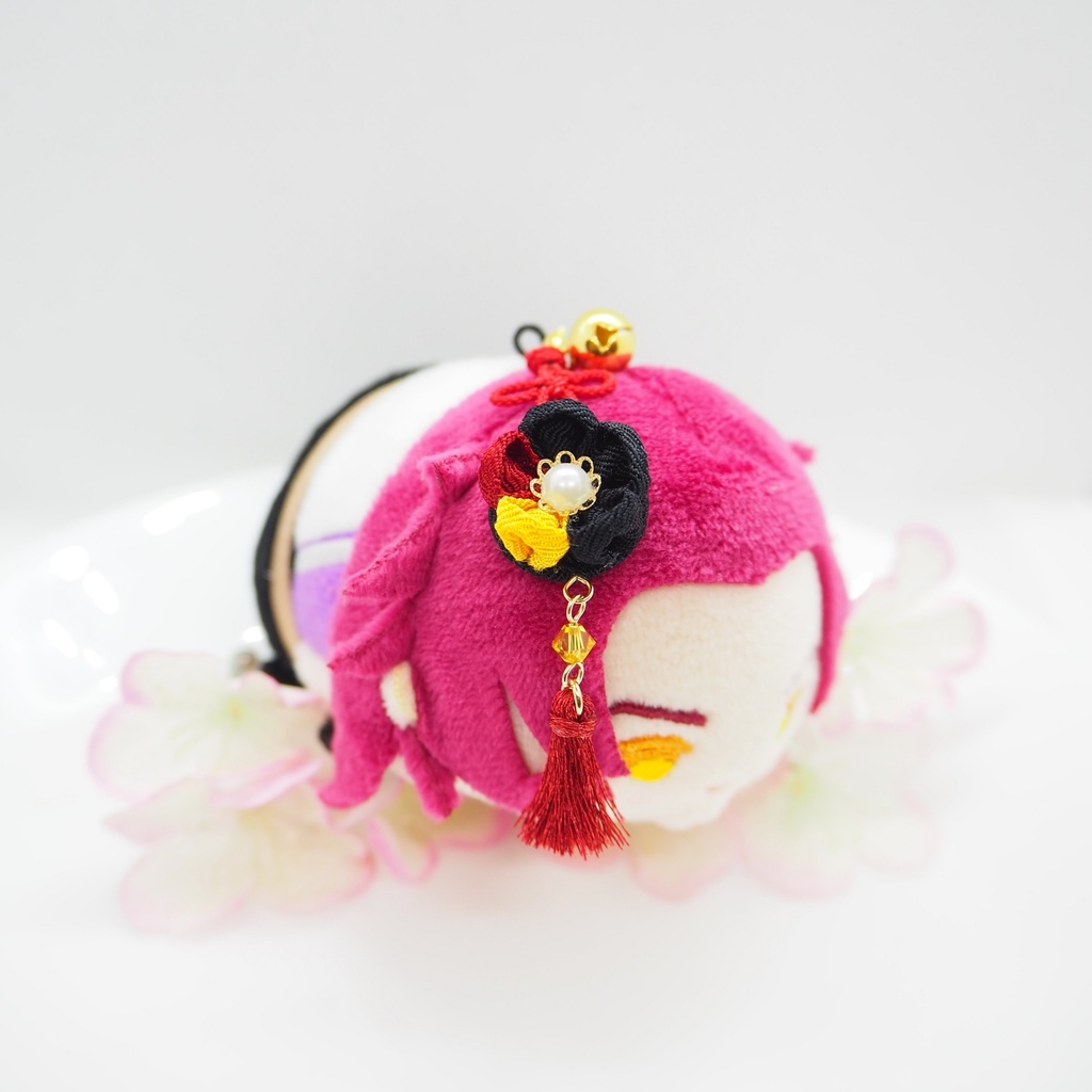 もちマス用 つまみ細工の髪飾り