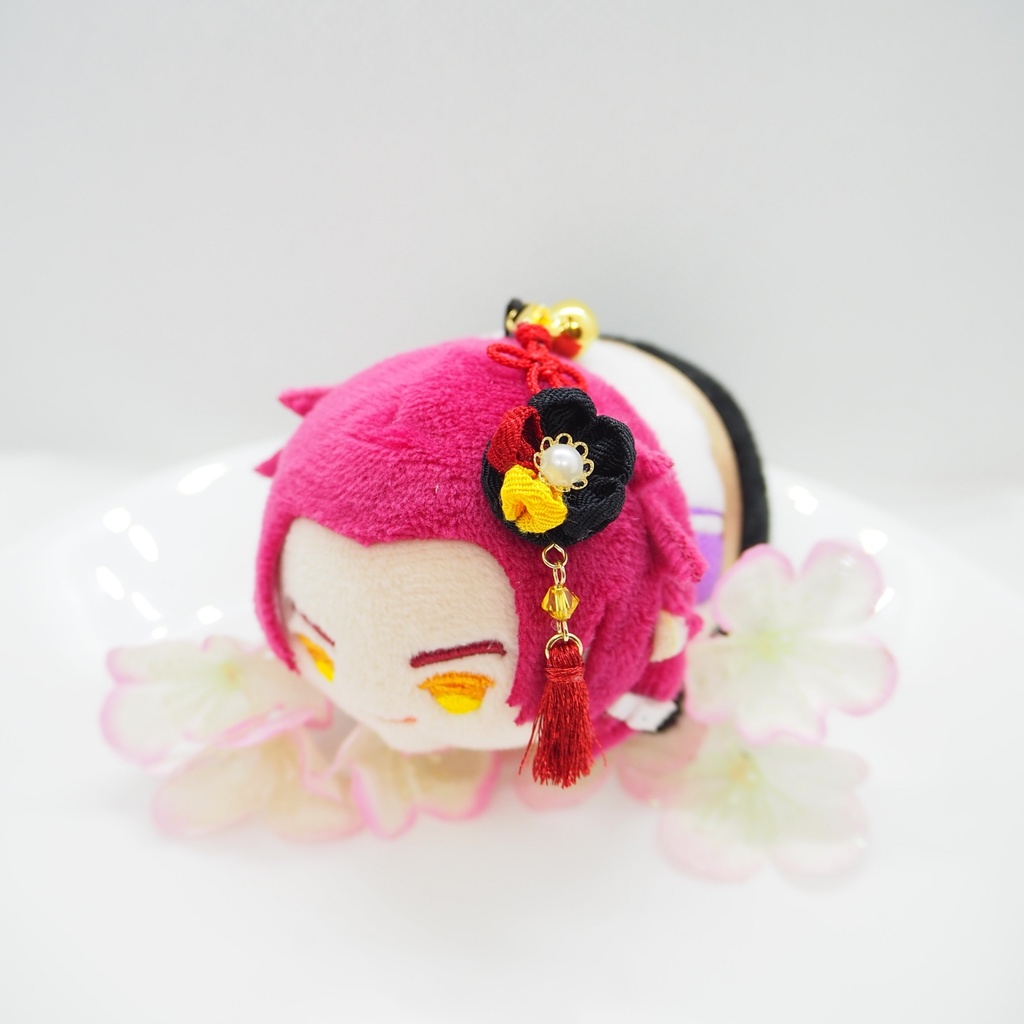 もちマス用 つまみ細工の髪飾り