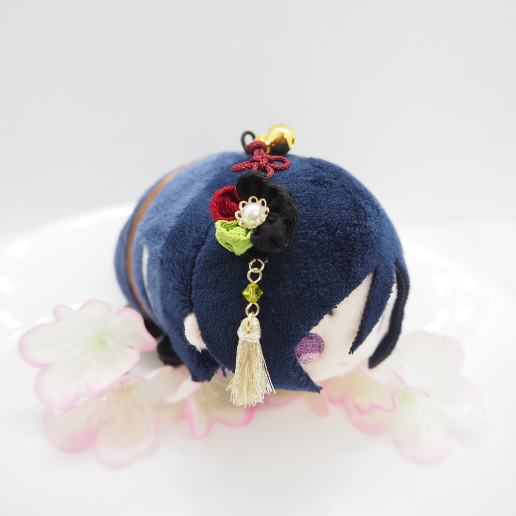 もちマス用 つまみ細工の髪飾り