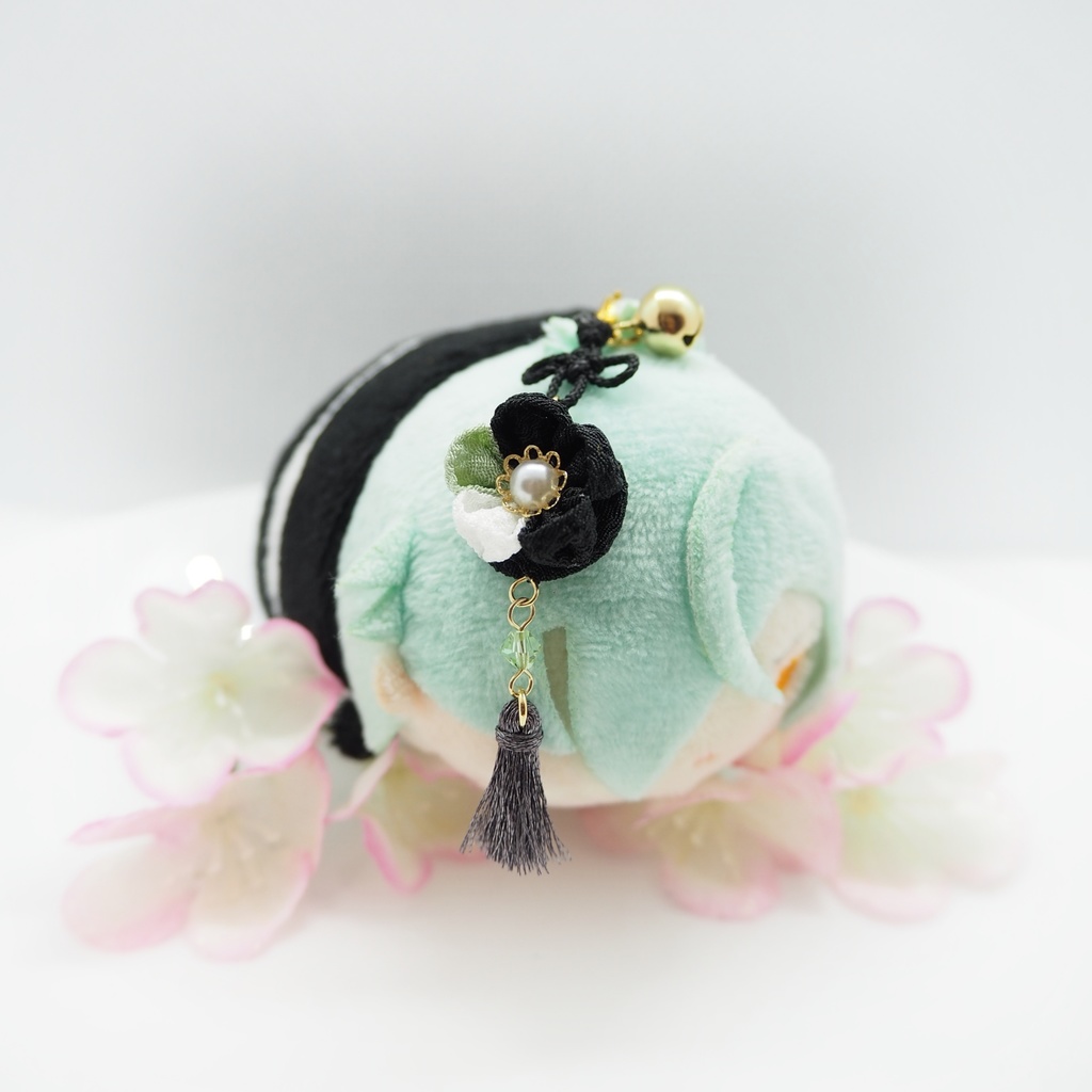 もちマス用 つまみ細工の髪飾り♪