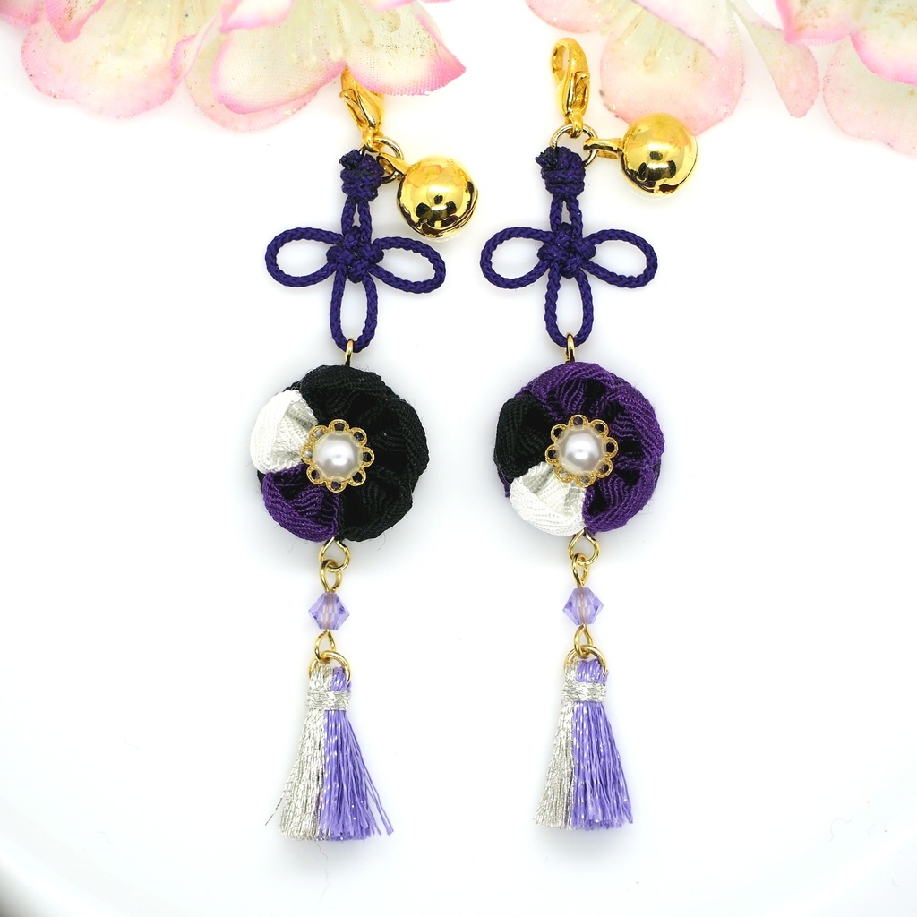 もちマス用 つまみ細工の髪飾り♪