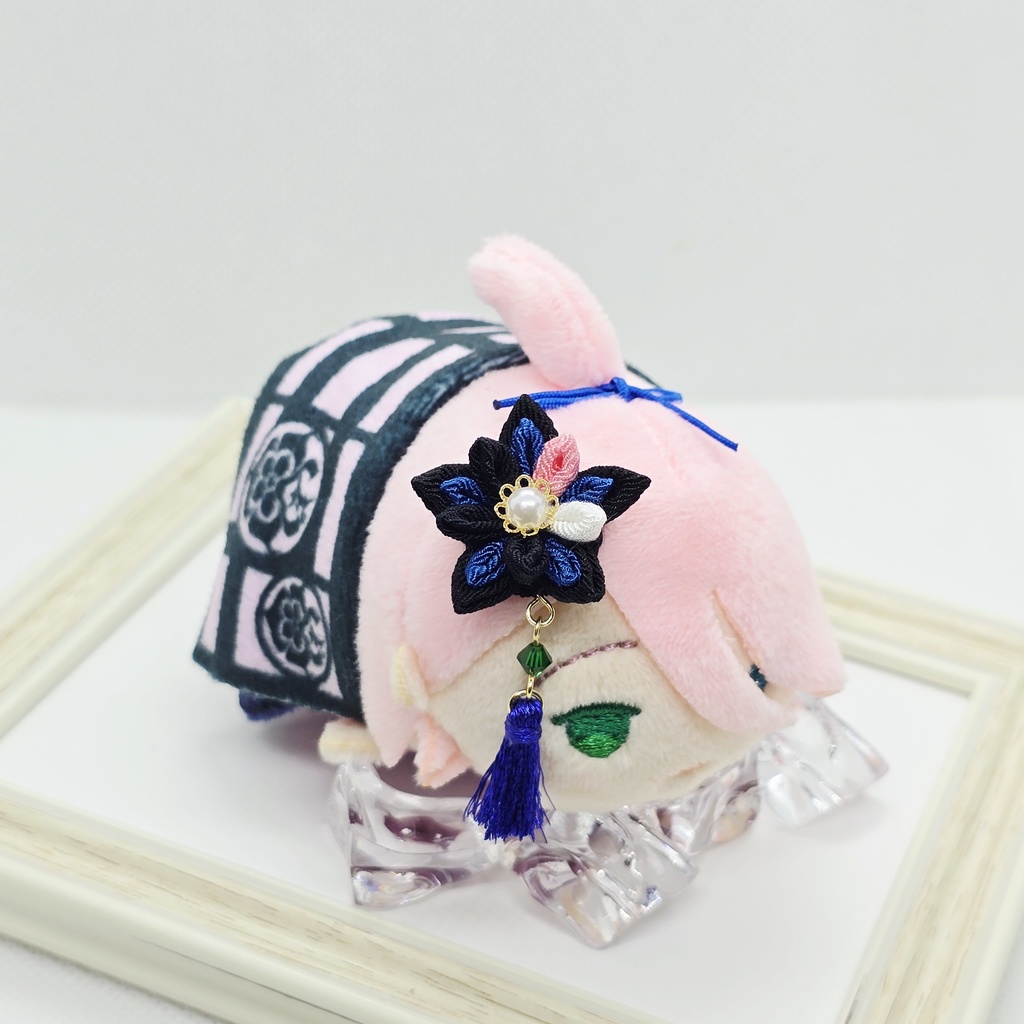 ぬいちゃんの髪飾り♪(剣つまみ)