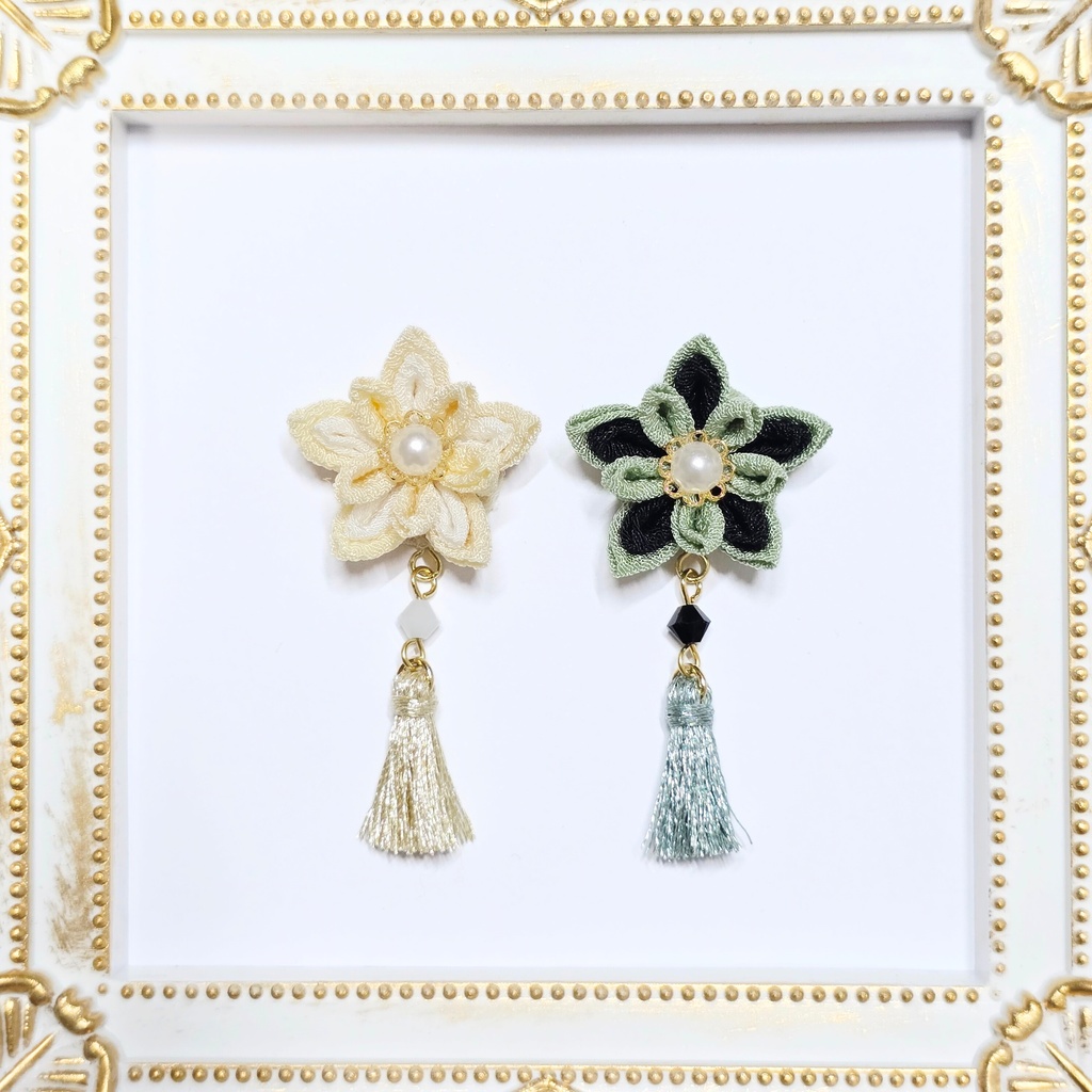 ぬいちゃんの髪飾り♪(剣つまみ)