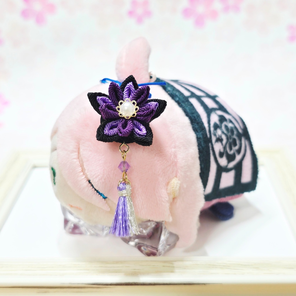 ぬいちゃんの髪飾り♪(剣つまみ)