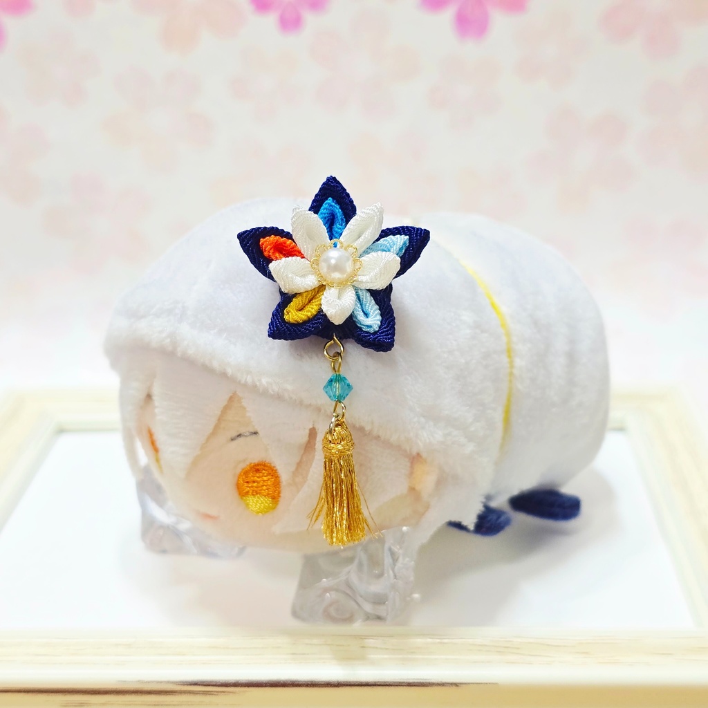 ぬいちゃんの髪飾り♪(剣つまみ)