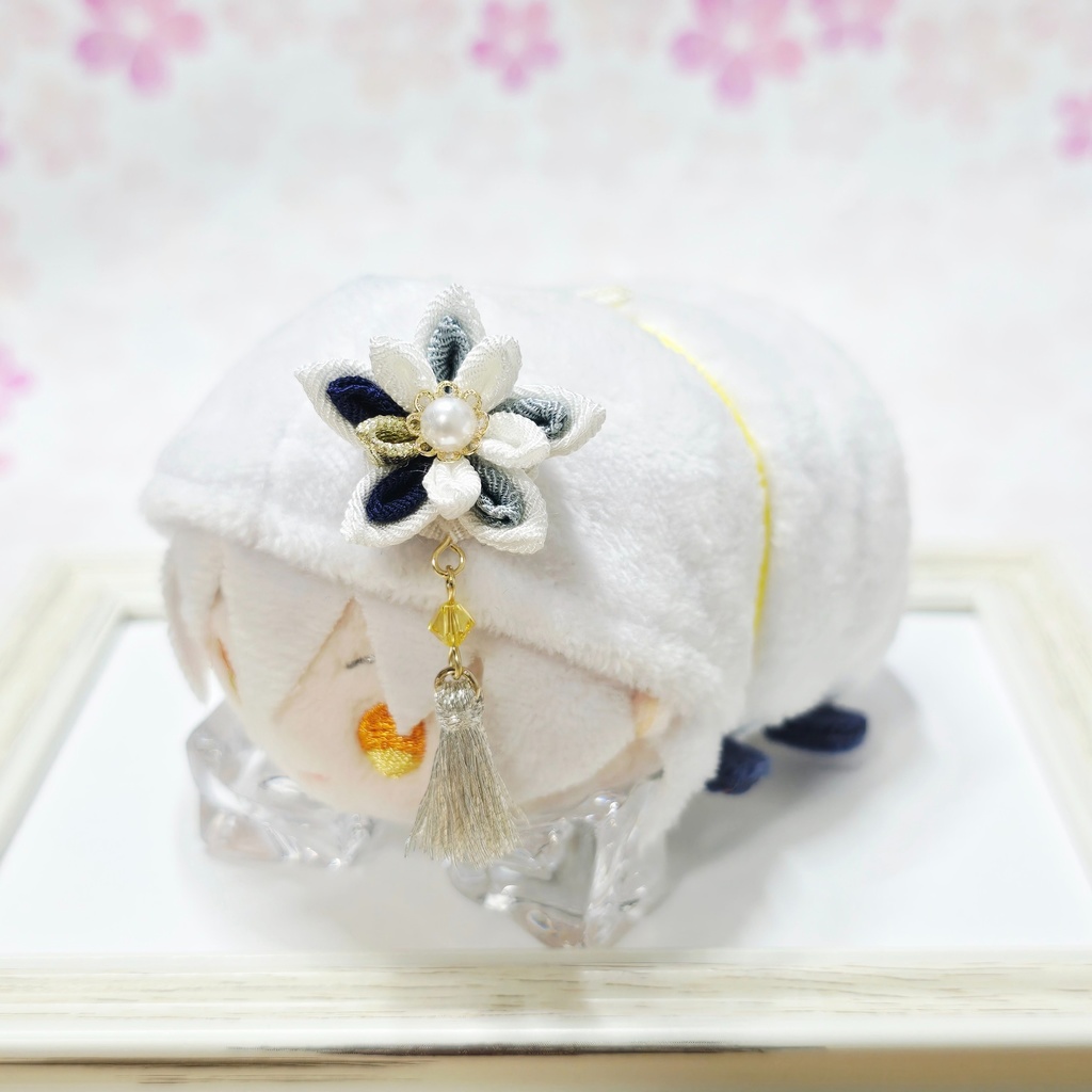 主とお揃いセット(ぬいちゃんの髪飾り)