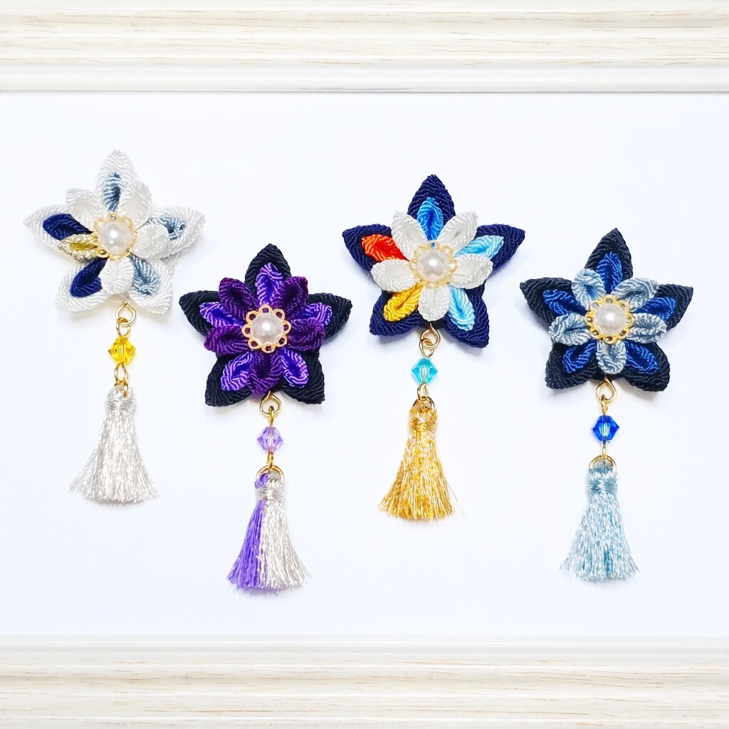 主とお揃いセット(ぬいちゃんの髪飾り)