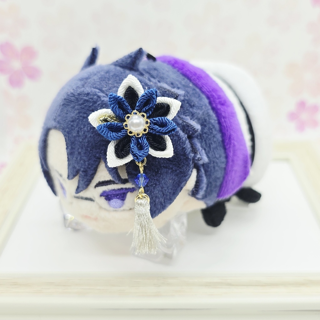 主とお揃いセット(ぬいちゃんの髪飾り)