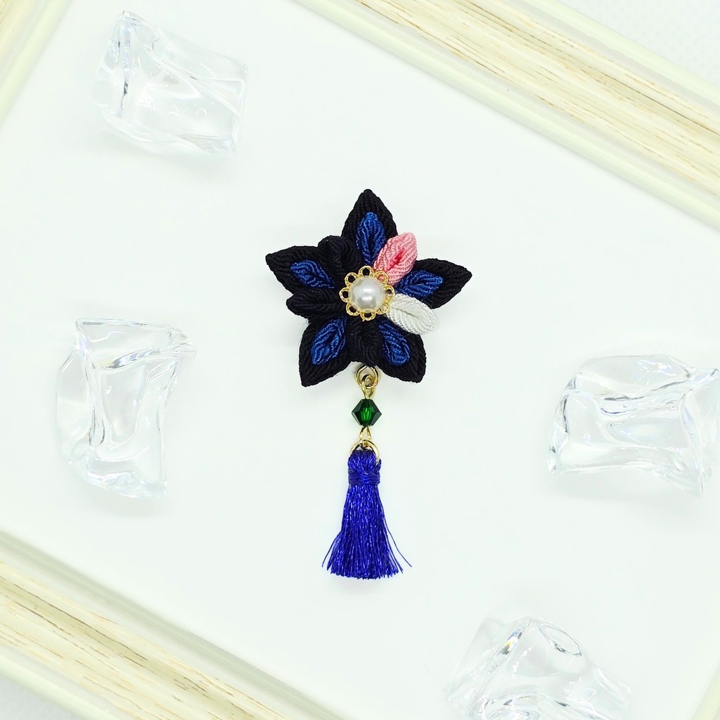 主とお揃いセット(ぬいちゃんの髪飾り)