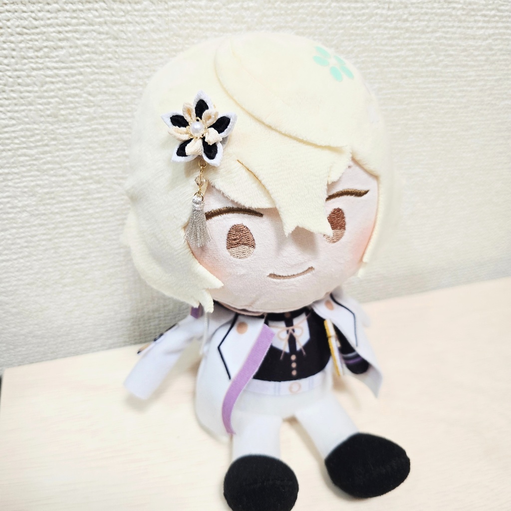 主とお揃いセット(ぬいちゃんの髪飾り)