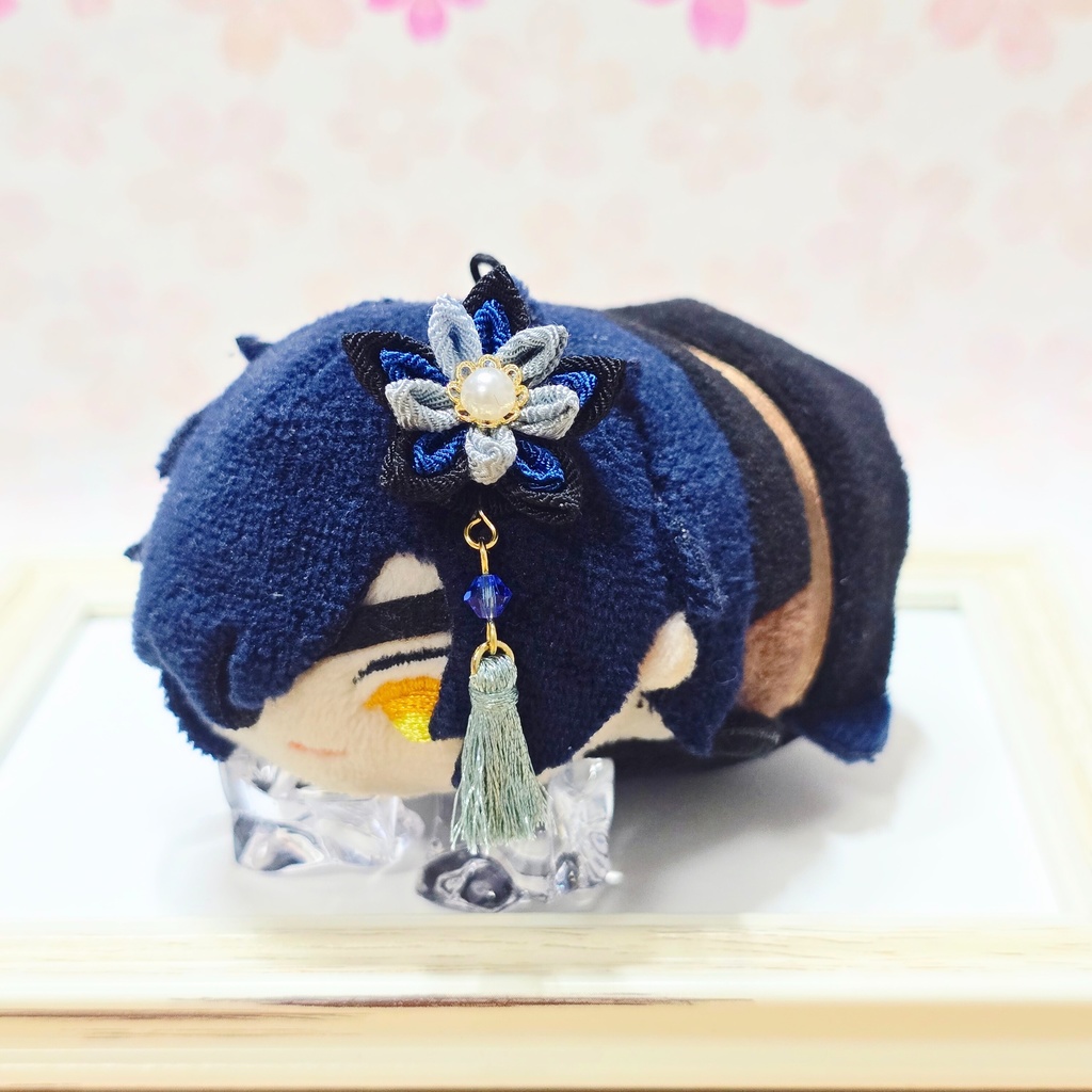 主とお揃いセット(ぬいちゃんの髪飾り)