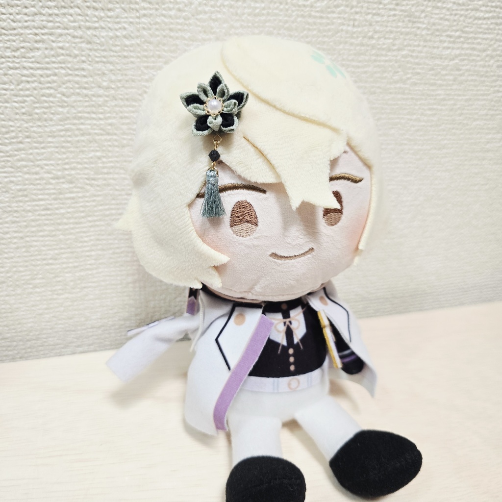 主とお揃いセット(ぬいちゃんの髪飾り)