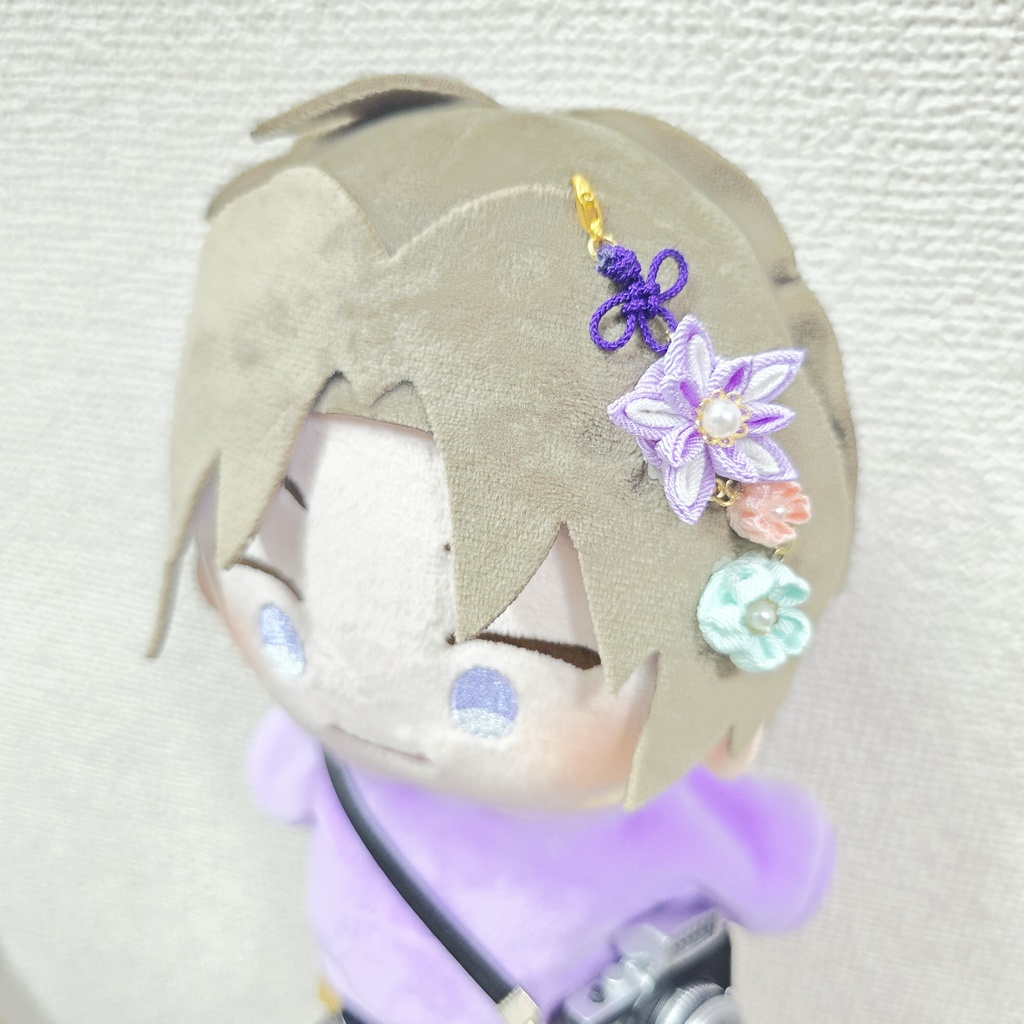ぬいちゃんの3連髪飾り♪