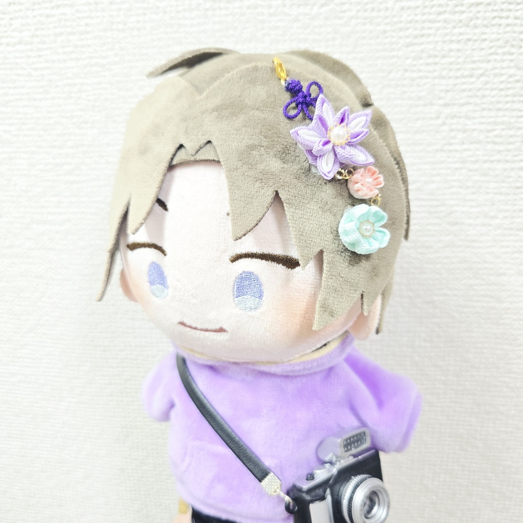 ぬいちゃんの3連髪飾り♪