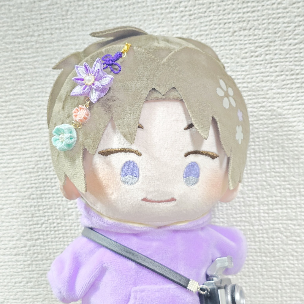 ぬいちゃんの3連髪飾り♪