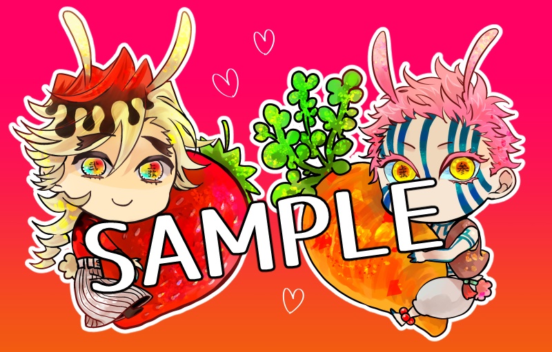 童猗窩アクリルキーホルダー２