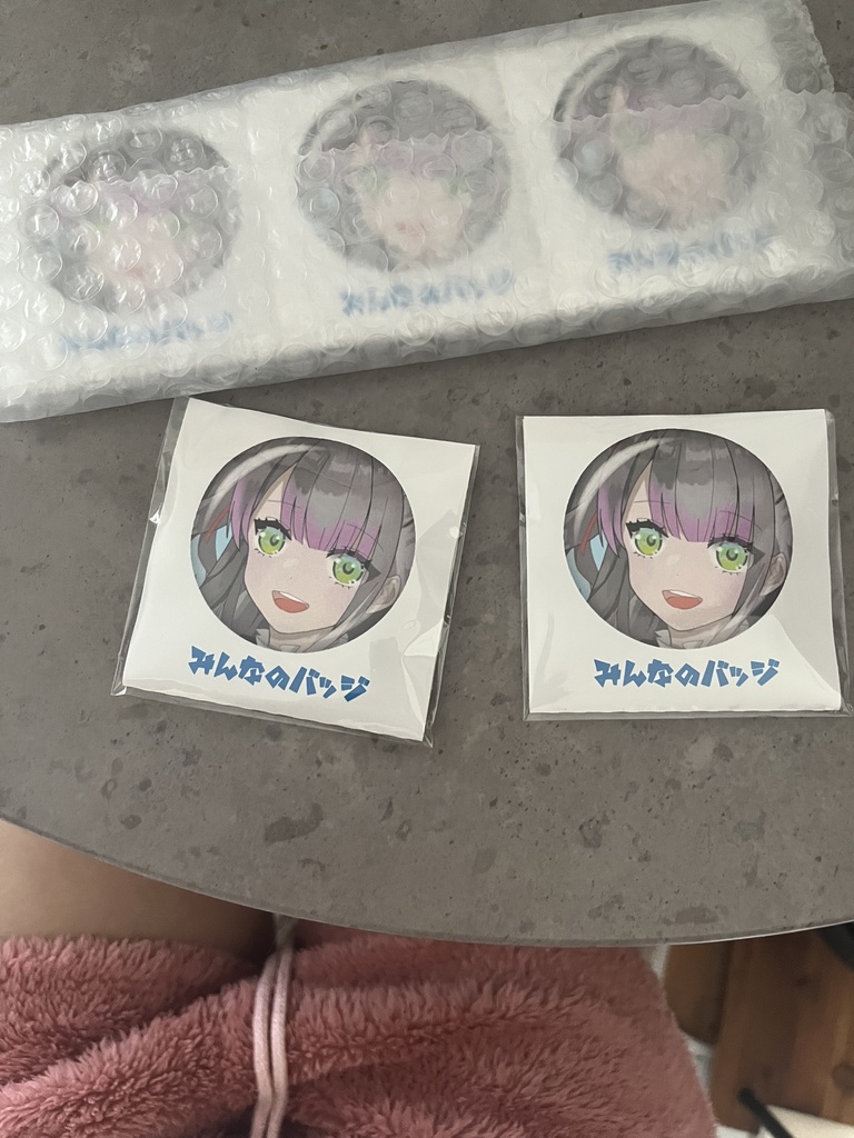 華月ルタ　缶バッチ